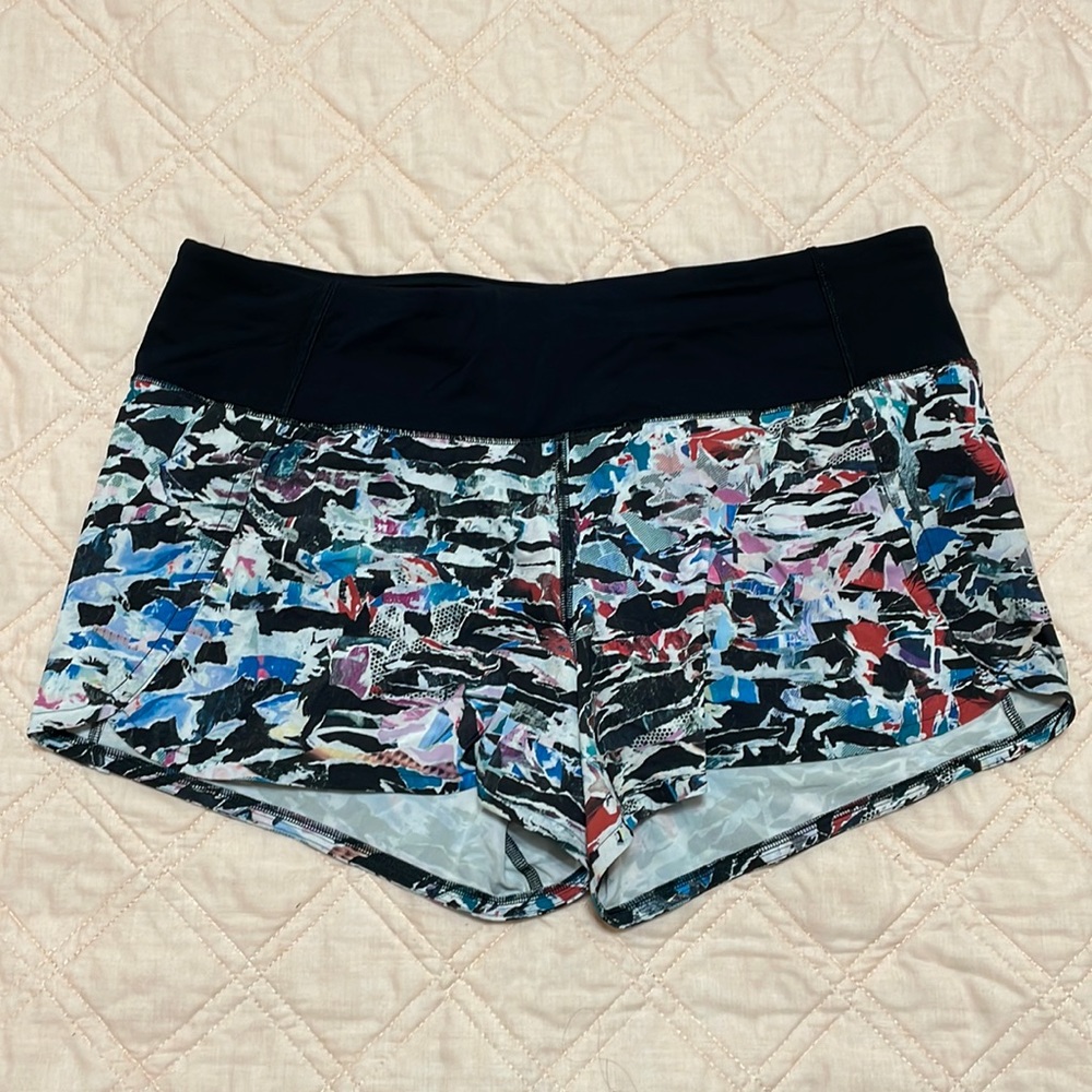 Lululemon speed up shorts size 10